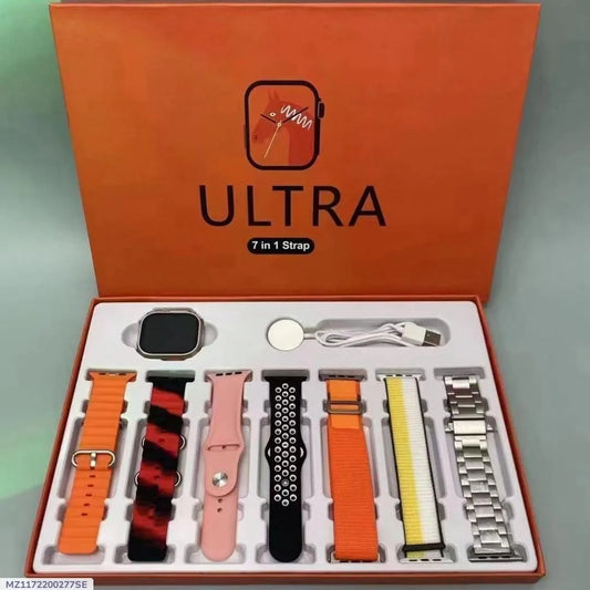 7-in-1 Smart Watch Set — 7 Interchangeable Straps