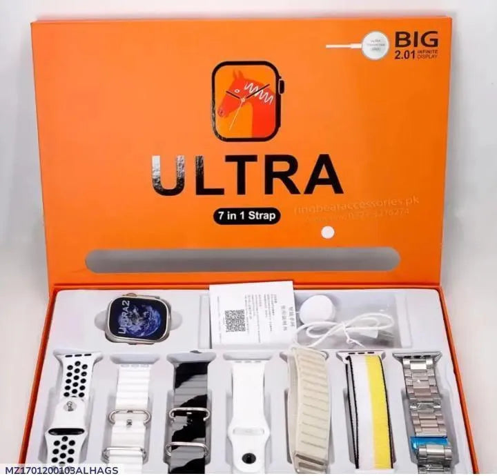 7-in-1 Smart Watch Set — 7 Interchangeable Straps