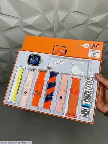 7-in-1 Smart Watch Set — 7 Interchangeable Straps