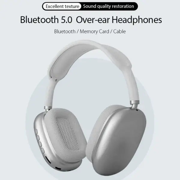 P9 Over-Ear Wireless Headphones — Stereo Sound