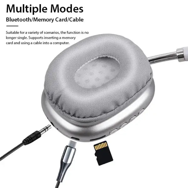 P9 Over-Ear Wireless Headphones — Stereo Sound