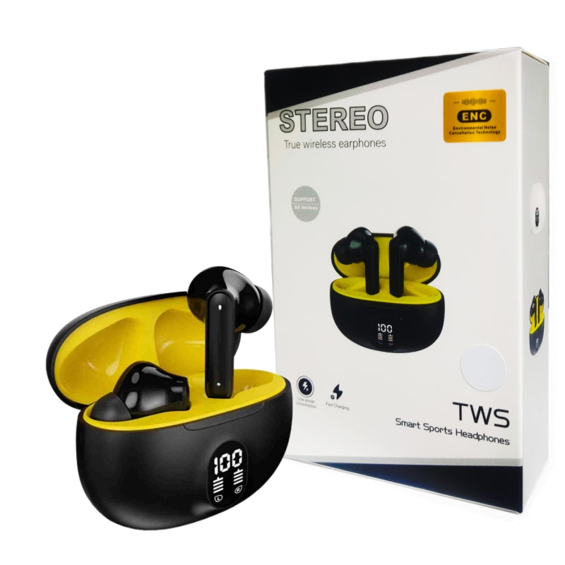 TWS Stereo Wireless Earbuds — Touch Control, HD Sound
