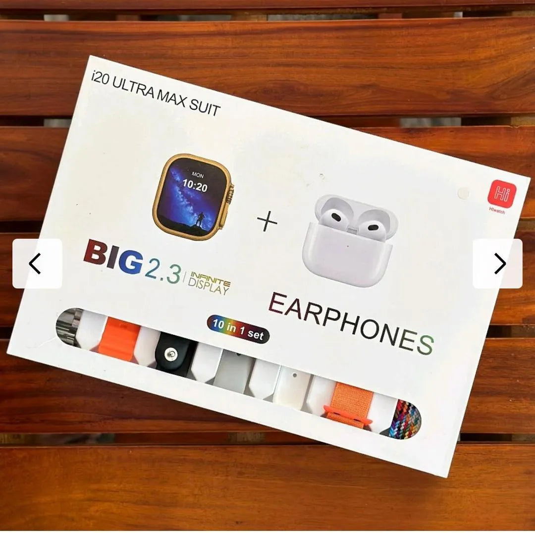 Smart Watch Ultra + Earbuds