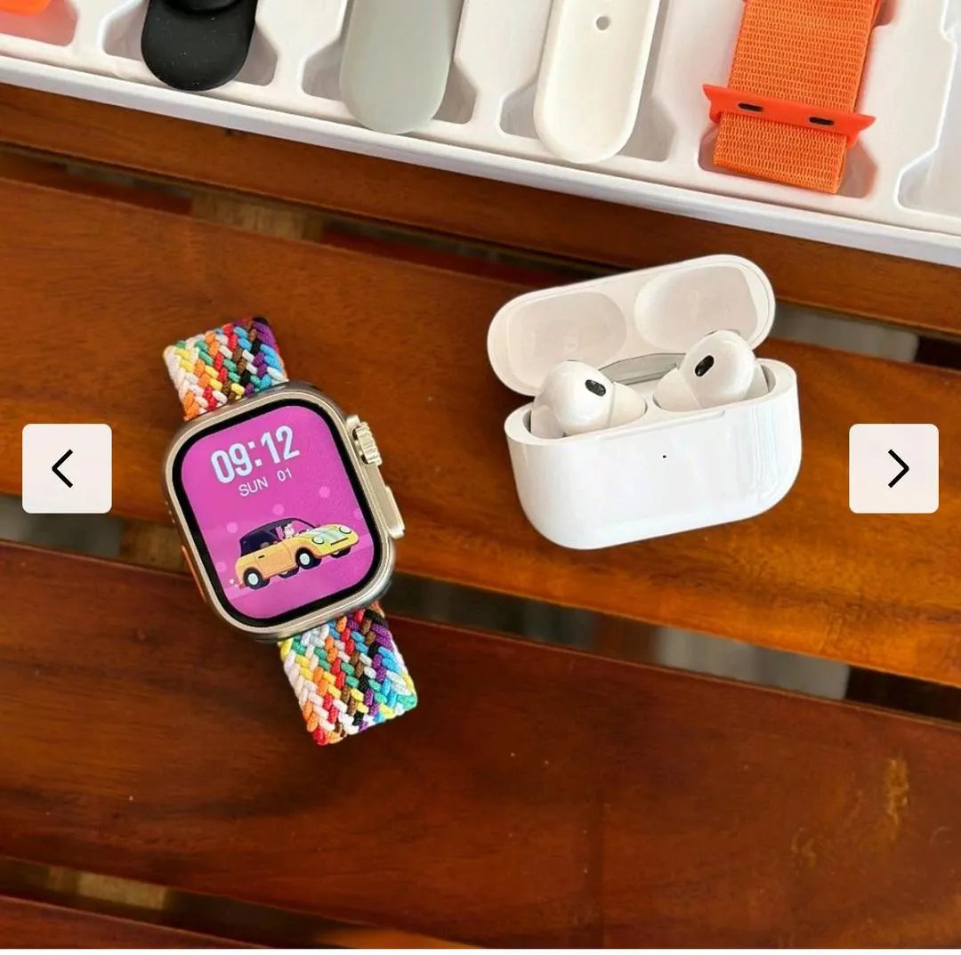 Smart Watch Ultra + Earbuds